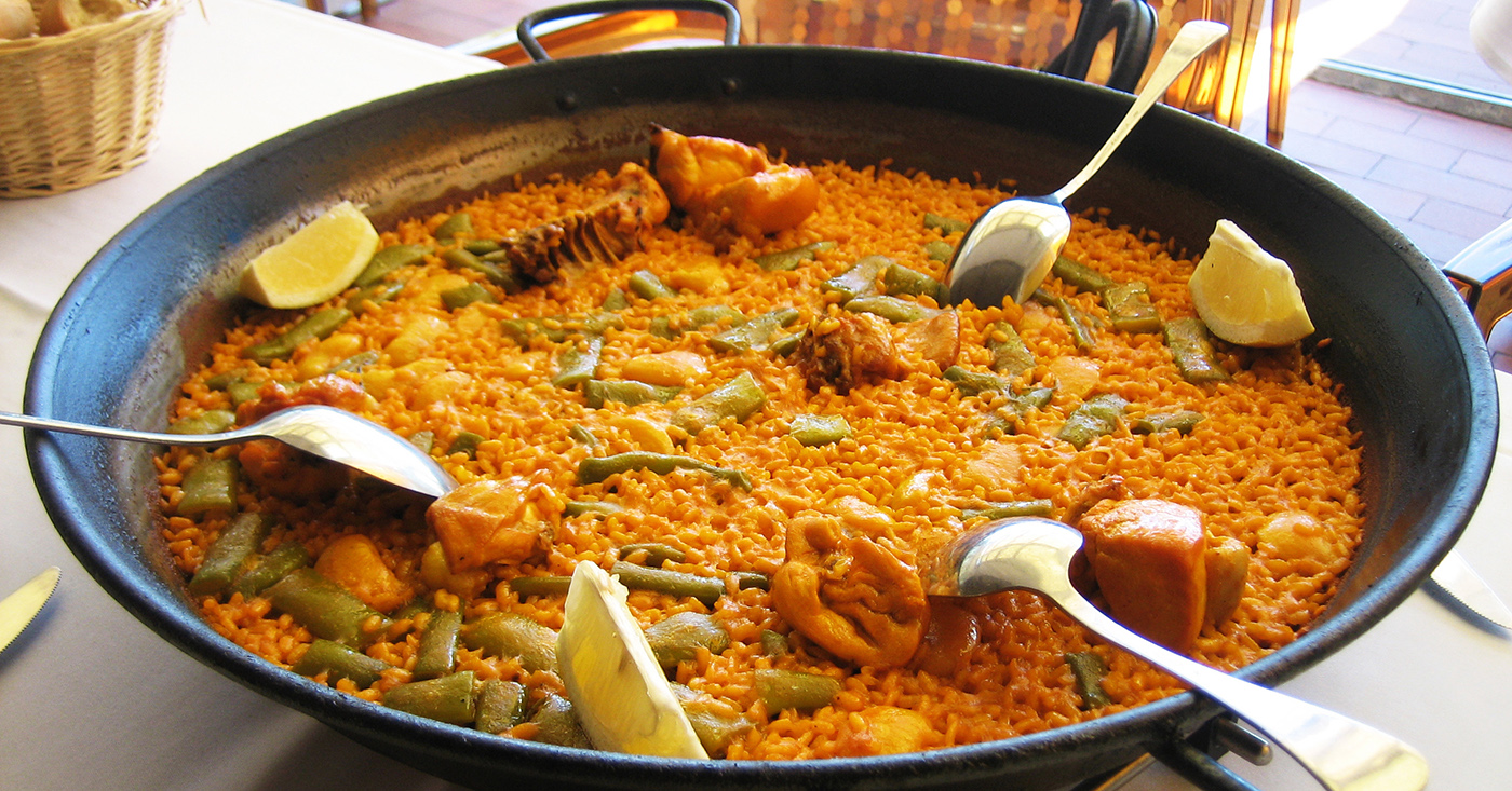 Paella valenciana o de carne