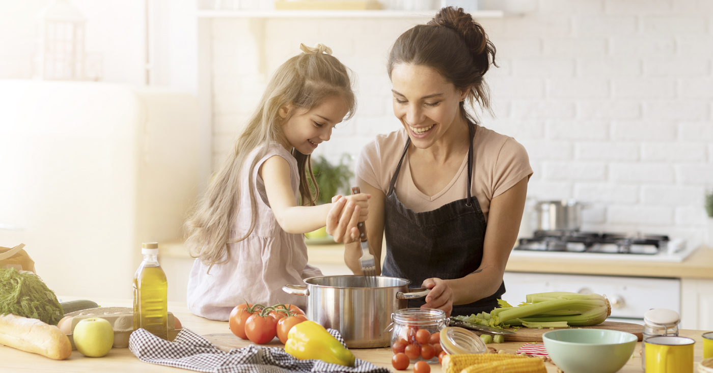 Tips for cooking with children at home