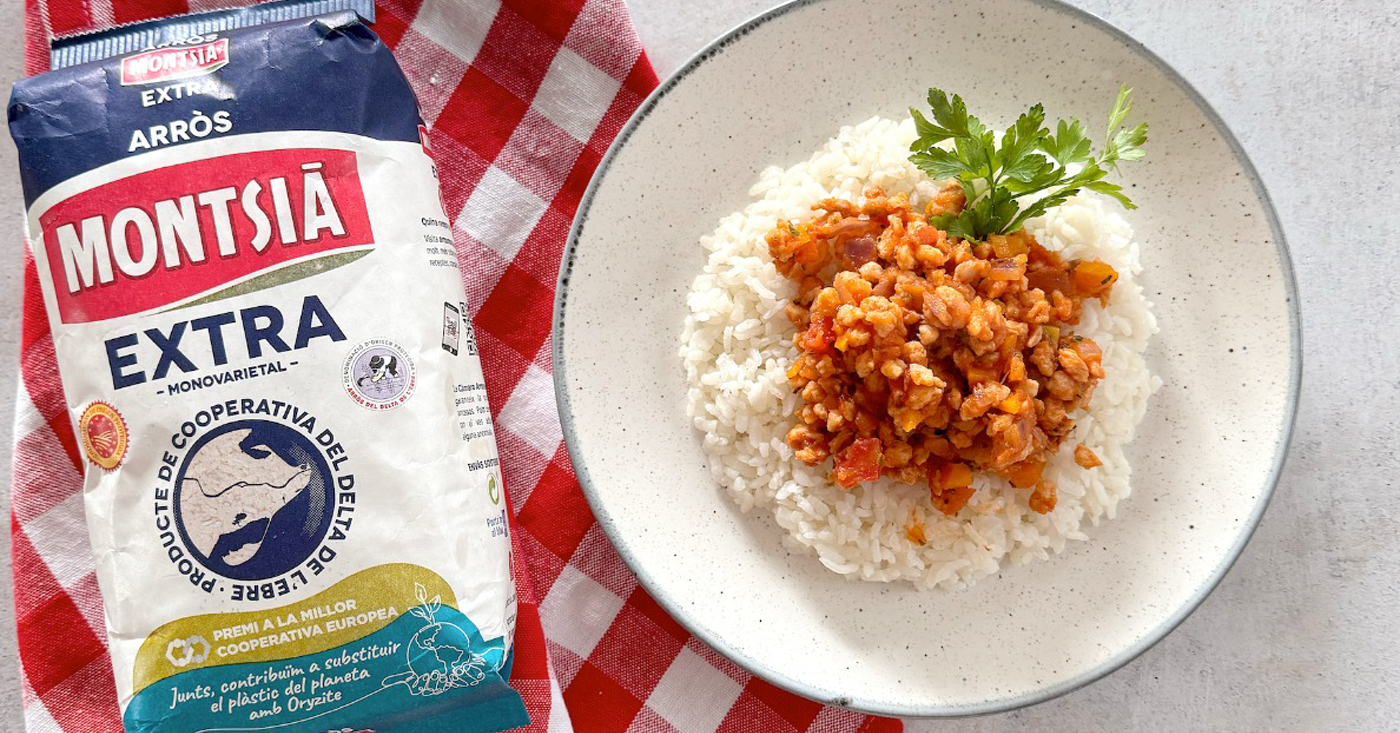 Arroz a la boloñesa