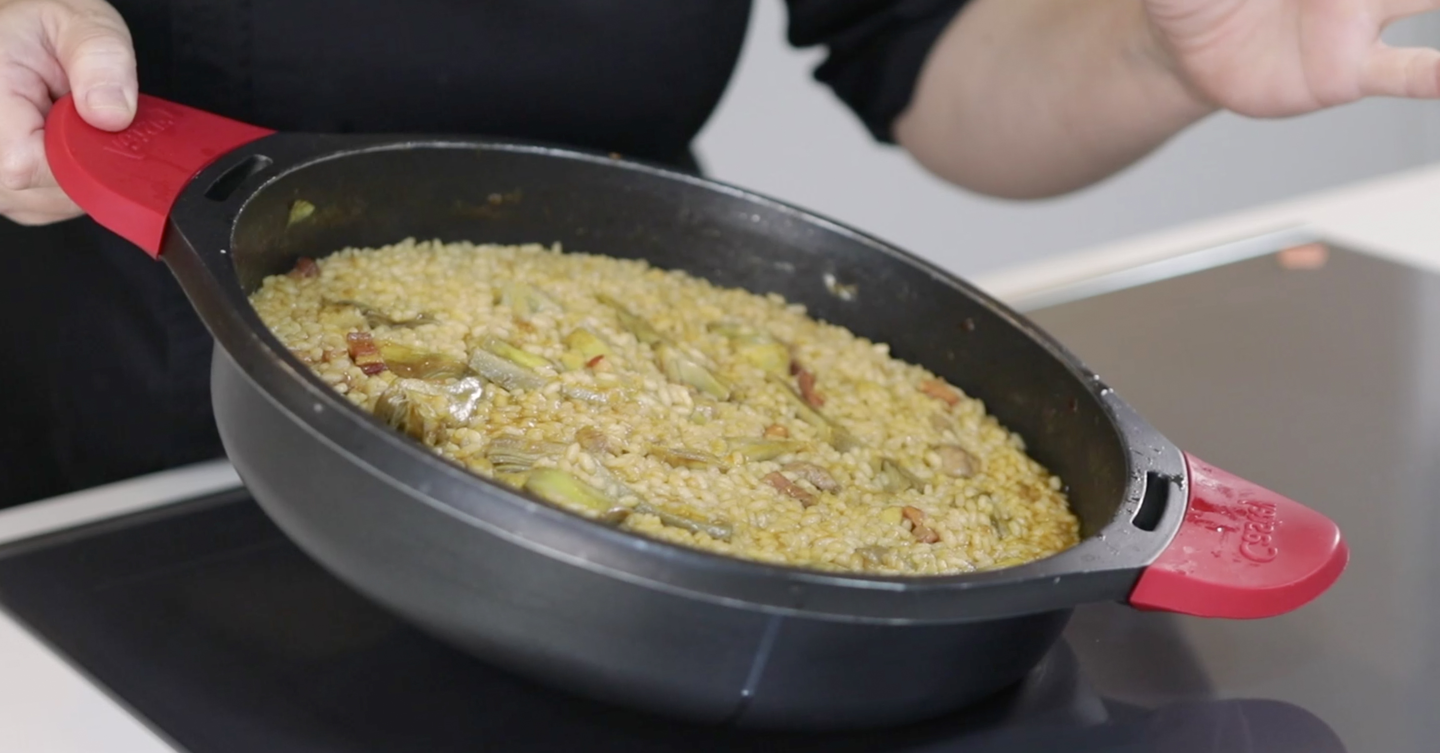 Arroz de alcachofas y butifarra - Receta de aprovechamiento