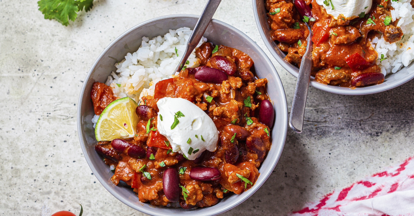 Chili amb carn i arròs - Recepta d’aprofitament