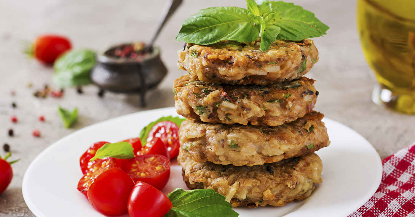 Hamburguesas vegetarianas de arroz - Receta de aprovechamiento